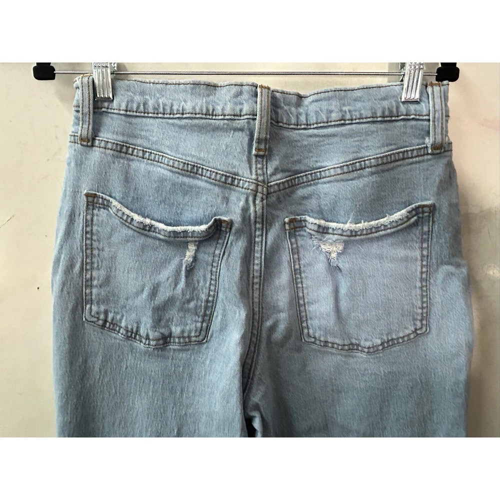 Universal Thread Womens 90s‎ High-Rise Vintage Straight Jeans Size 6S Distressed